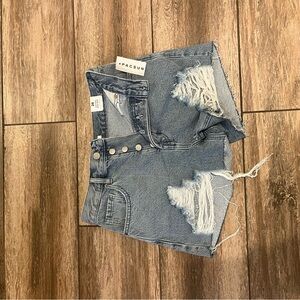 vintage high rise pacsun jean shorts. size 26 with tags.